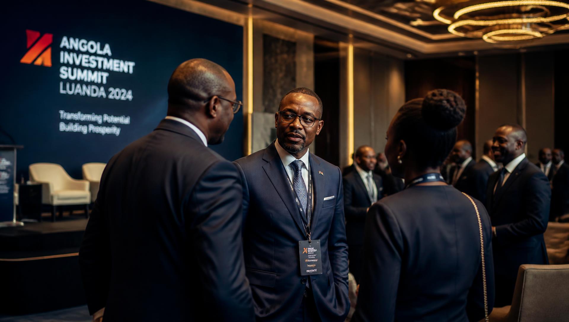 Líderes empresariais angolanos em encontro do LIDE em Luanda
